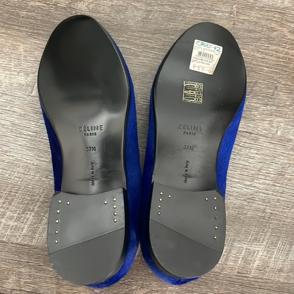 Celine Blue Loafer Flats Phoebe Philo era - Picture 8 of 10